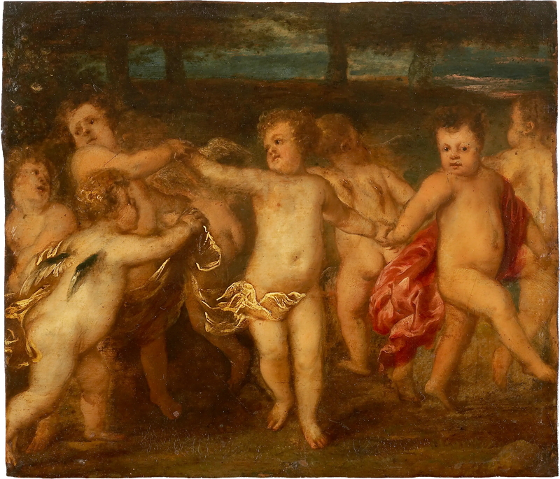 Putti tančící v kole - Antoine van Dyck