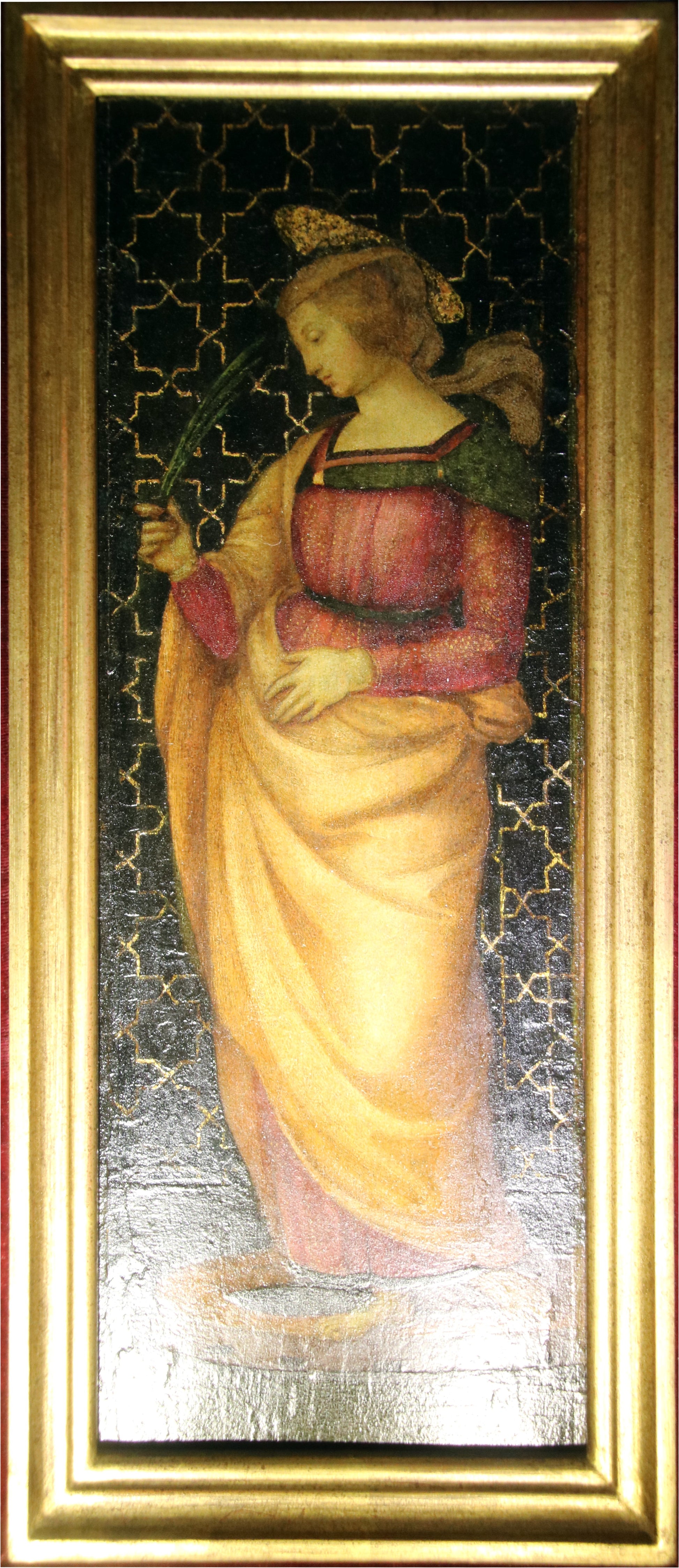 Reproduction du tableau « Sainte Catherine d'Alexandrie - Raphaël Sanzio » par Alpha Reproduction en peinture à l’huile