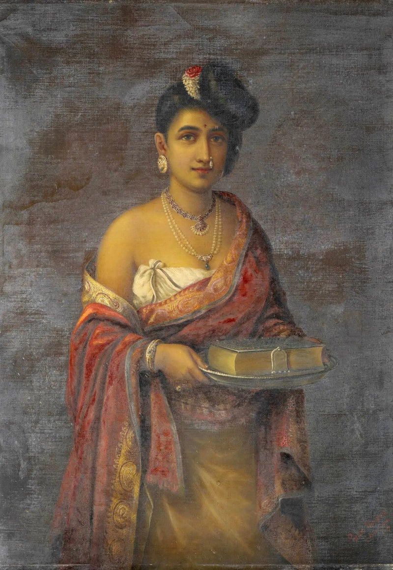 La Maharani de Travancore - Ravi Varmâ