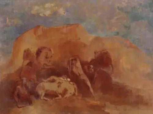 Combat équestre - Odilon Redon - Alpha Reproduction