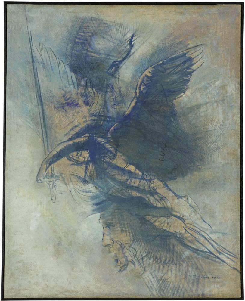 L'ange guerrier - Odilon Redon