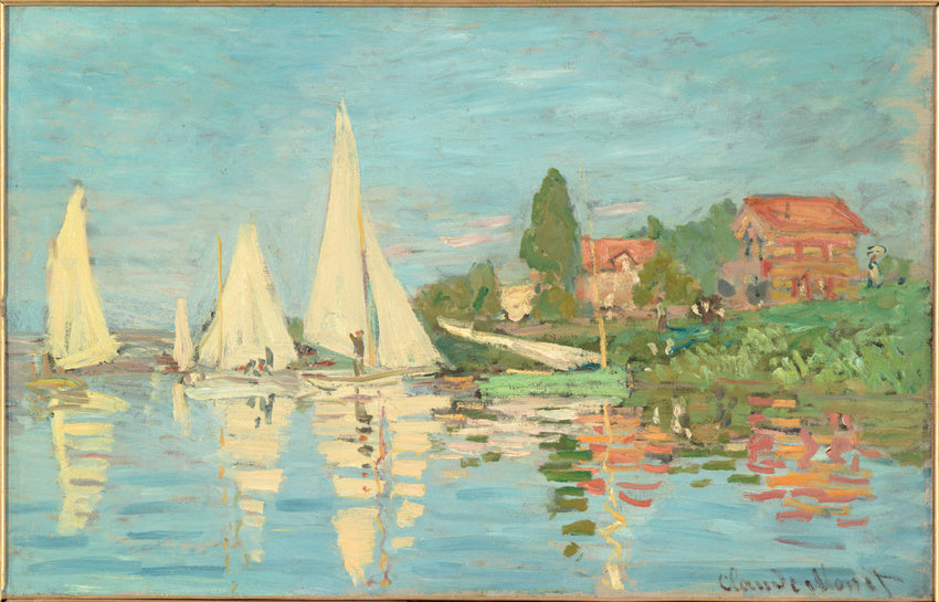 🎨 Regaty v Argenteuil – Claude Monet, kolem roku 1874