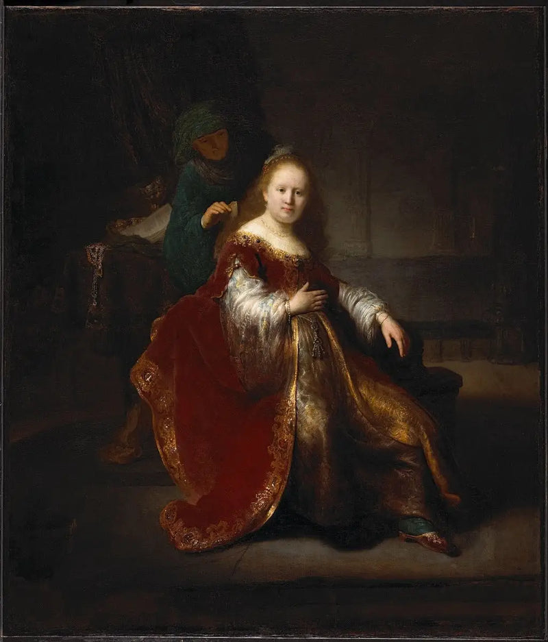 Hrdinka Starého zákona - Rembrandt