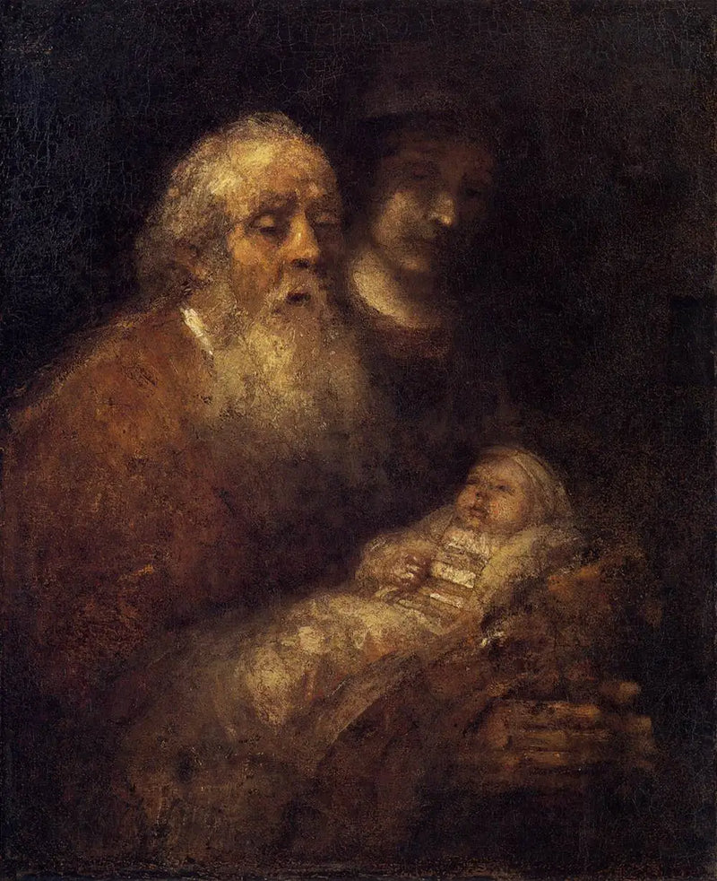 Šimon v chrámu - Rembrandt