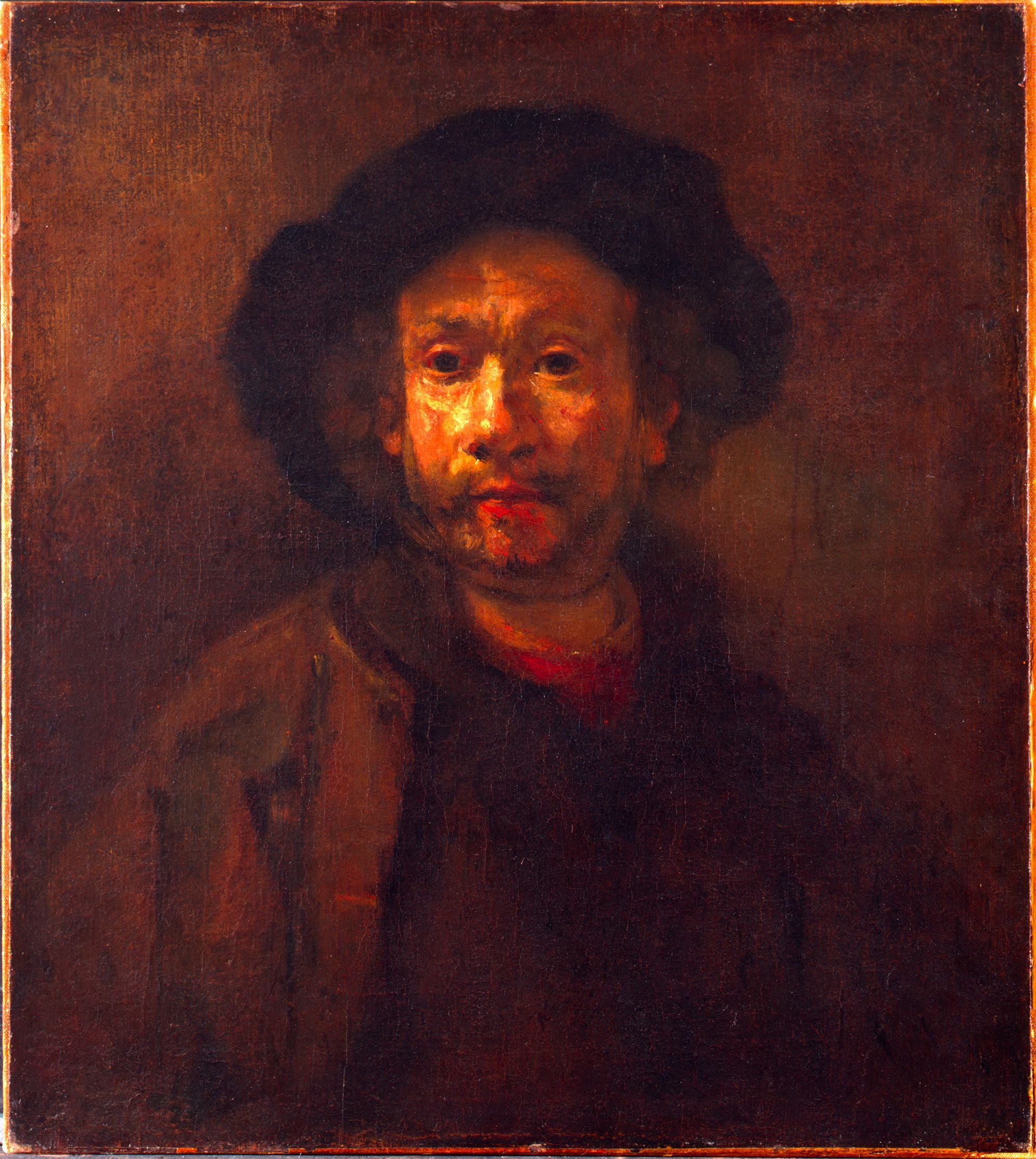 Reproduction du tableau « Portrait de l'artiste - Rembrandt » par Alpha Reproduction en peinture à l’huile