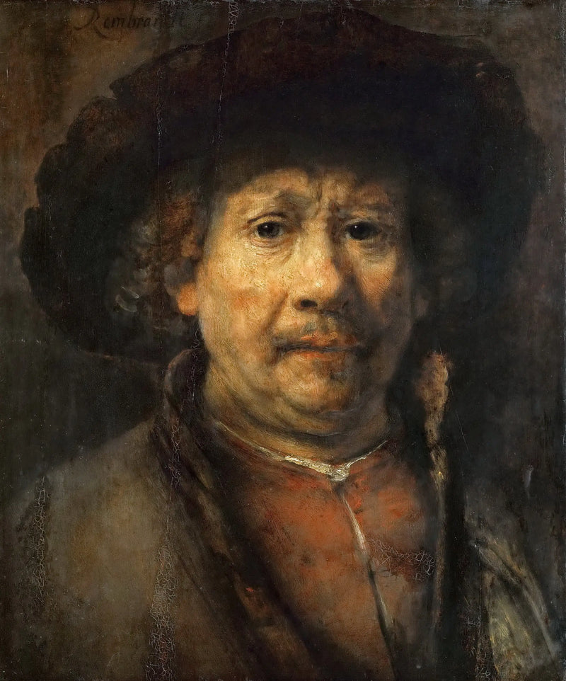 Autoportrét - Rembrandt
