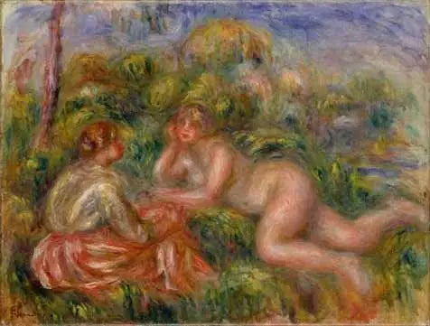 Po koupeli - Pierre-Auguste Renoir