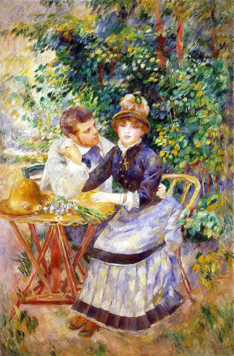 V zahradě - Pierre-Auguste Renoir