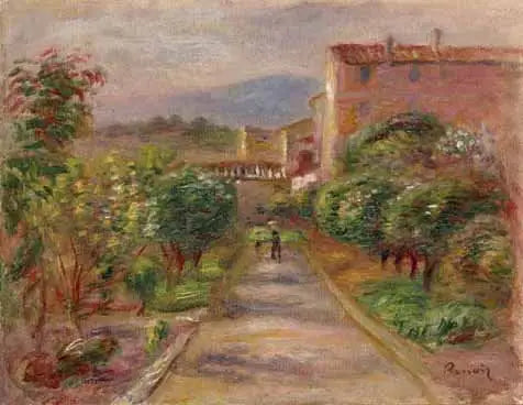 Krajina v Cagnes - Pierre-Auguste Renoir