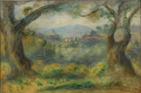 Krajina u Collett - Pierre-Auguste Renoir
