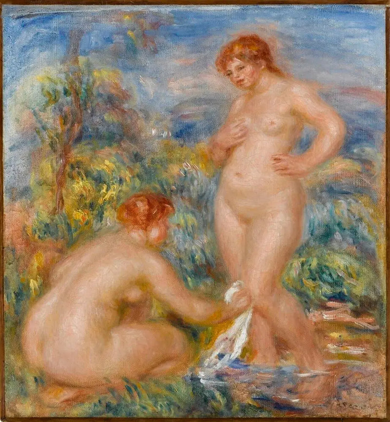 Dvě koupající se - Pierre-Auguste Renoir