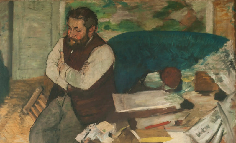 Portrét Diega Martelliho - Edgar Degas