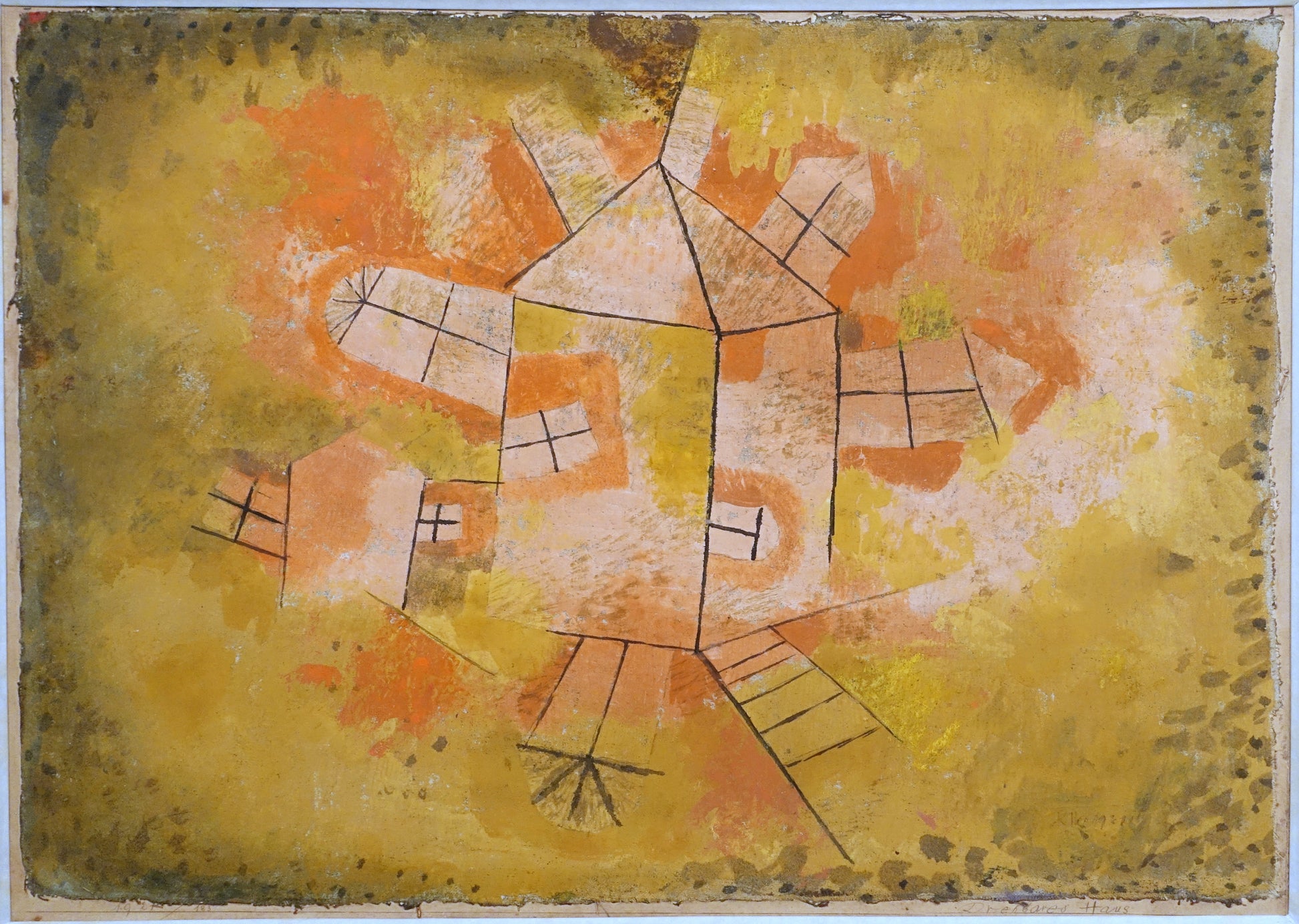 Rotující dům - Paul Klee