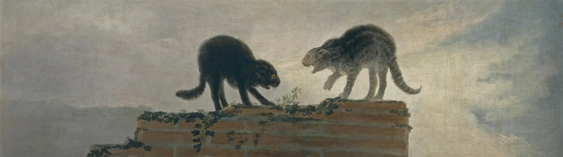 Souboj koček - Francisco de Goya