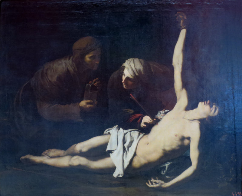 Svatý Sebastian vyléčený svatou Irene - Jusepe de Ribera
