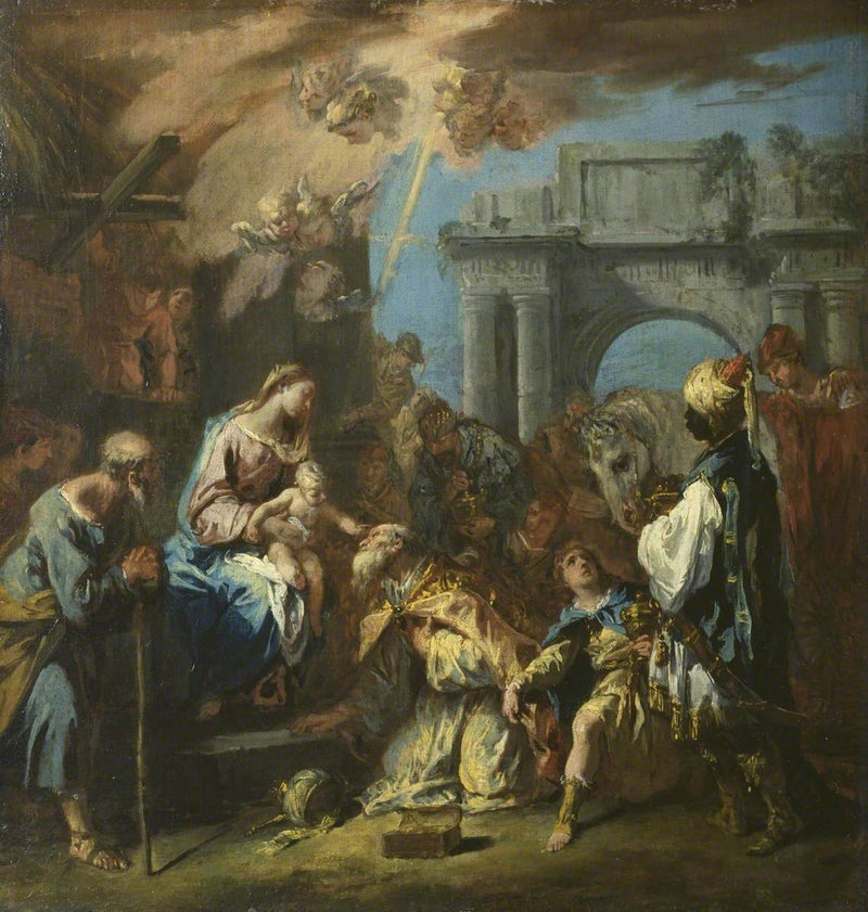 Uctívání tří králů - Sebastiano Ricci