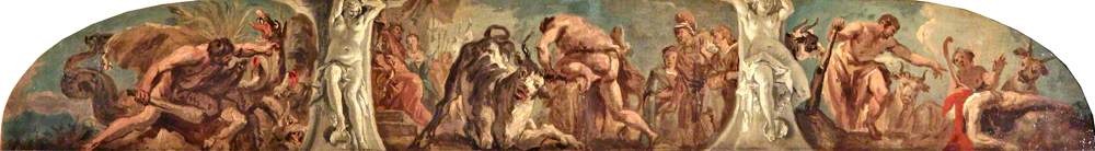 Les travaux d'Hercule - Sebastiano Ricci