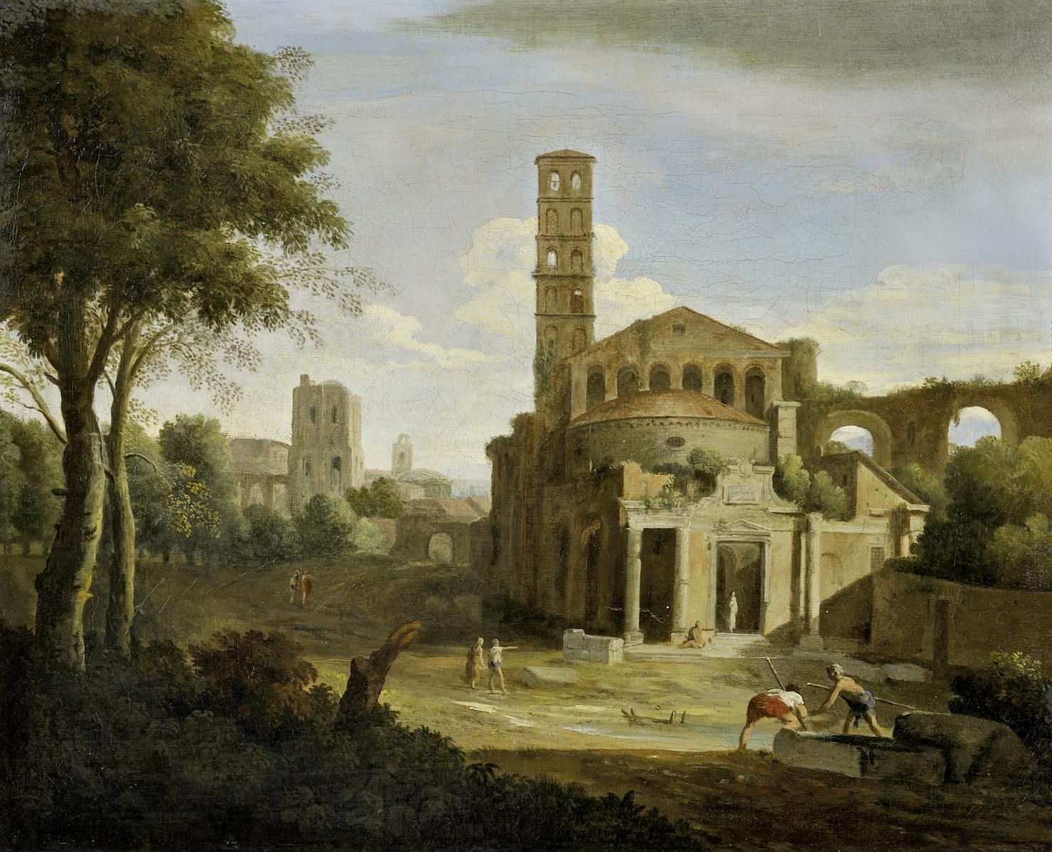 Paysage de ruines italiennes - Sebastiano Ricci