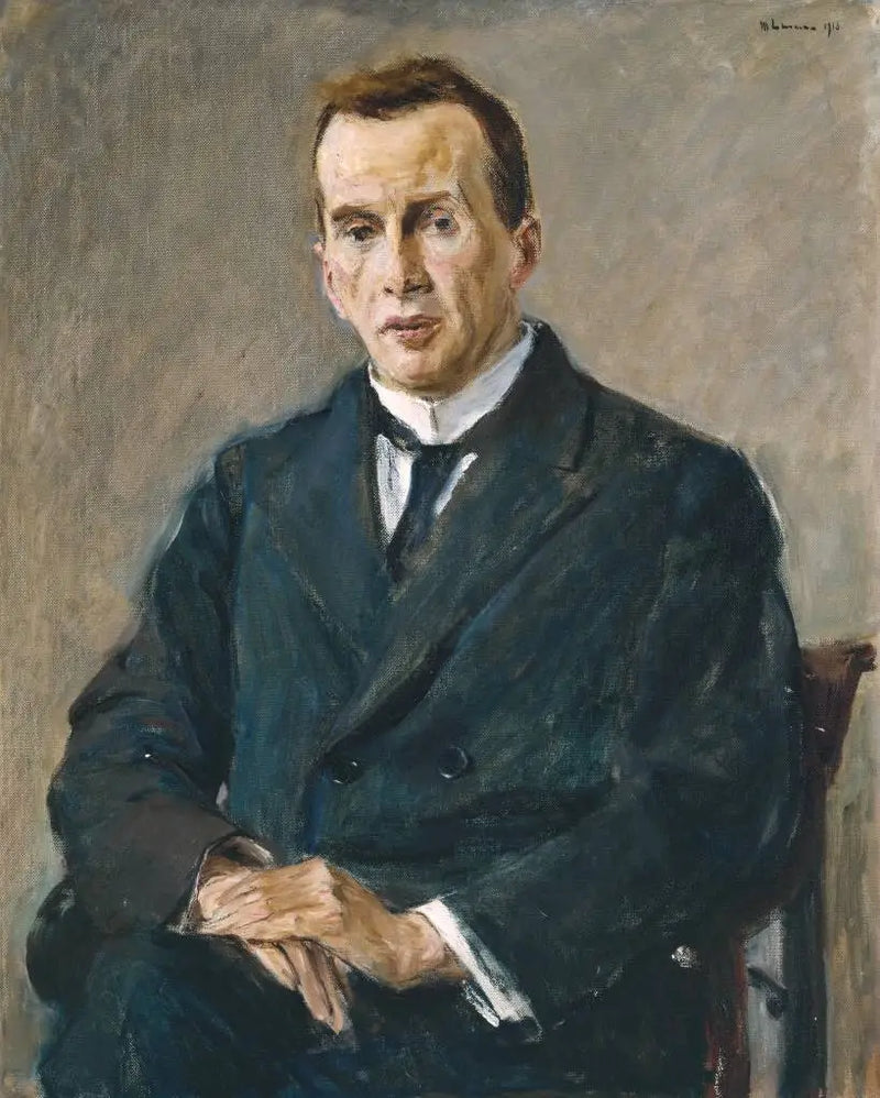Portrét muže Profesor Cassirer - Max Liebermann