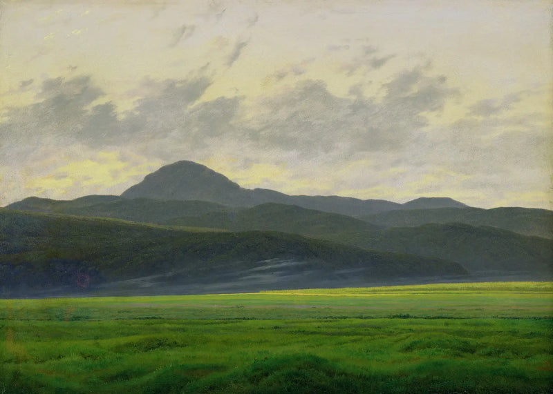 Krajina hor v Čechách - Caspar David Friedrich