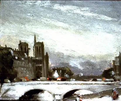 Notre Dame et la Seine - Robert Henri - Alpha Reproduction