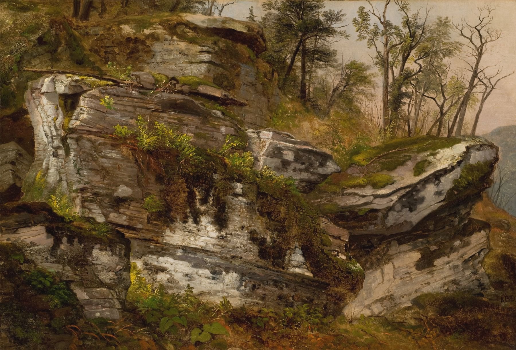 Falaise rocheuse - Asher Brown Durand