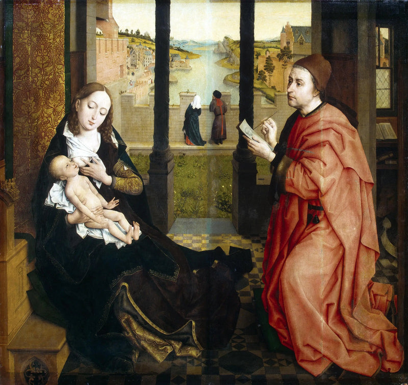 Sv. Luc kreslící Pannu - Rogier van der Weyden