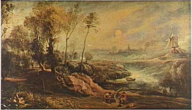 Paysage à l'oiseleur - Peter Paul Rubens