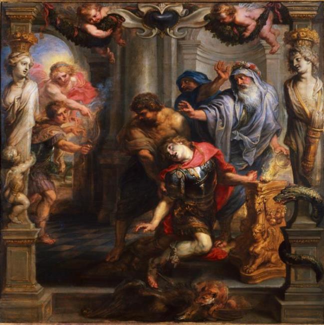 Mort d'Achille - Peter Paul Rubens