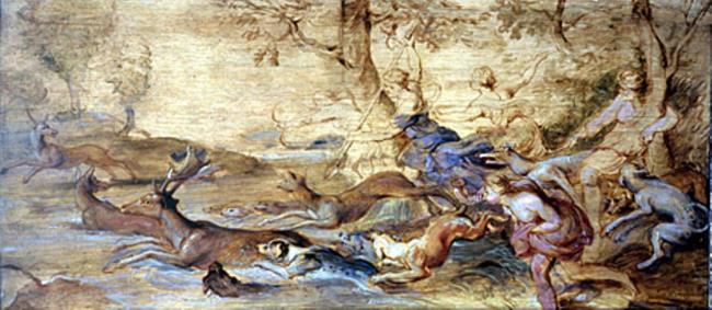 La chasse à Diane - Peter Paul Rubens