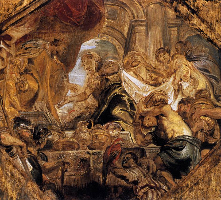 Salomon et la reine de Saba - Peter Paul Rubens