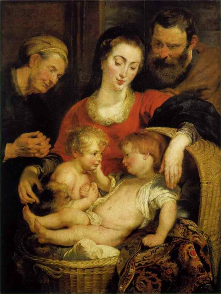 La Madone du Panier - Peter Paul Rubens