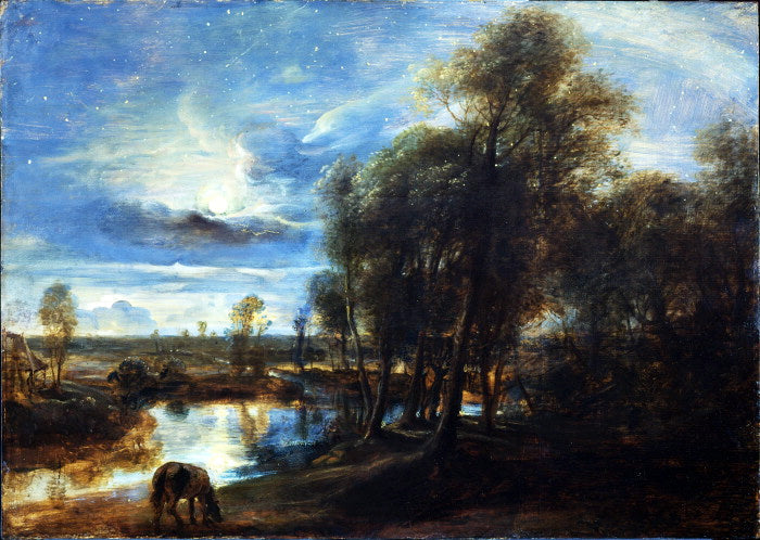 Paysage au clair de lune - Peter Paul Rubens
