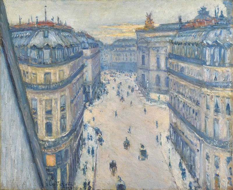 Ulice Halévy, pohled ze šestého patra - Gustave Caillebotte