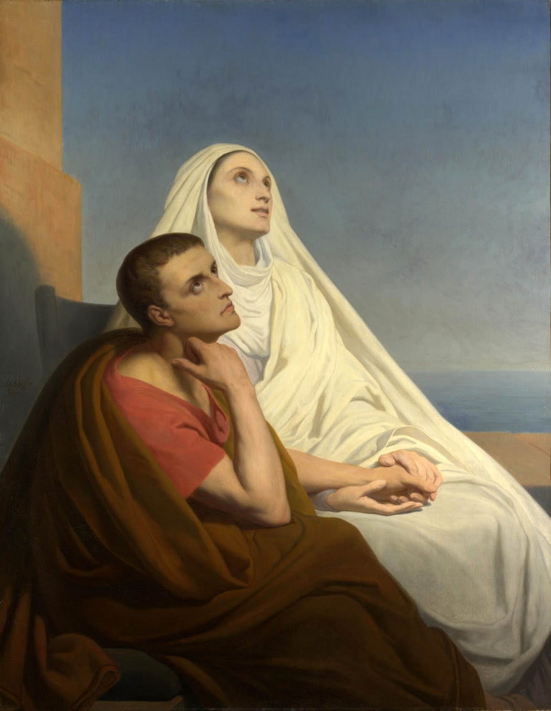 Svatí Augustin a Monika - Ary Scheffer