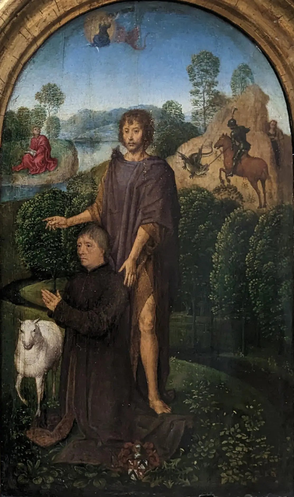 Donateur présenté par saint Jean-Baptiste - Hans Memling - Alpha Reproduction