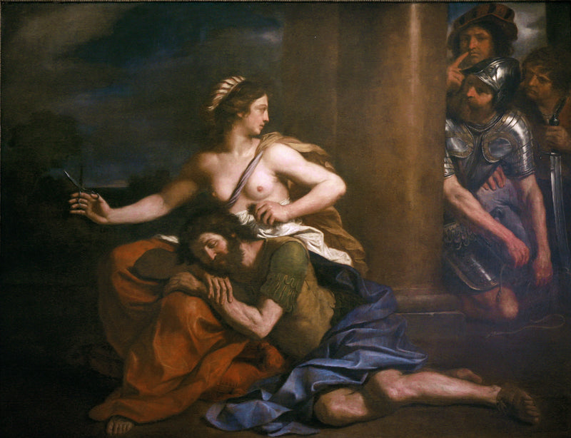 Samson a Dalila - Guercino