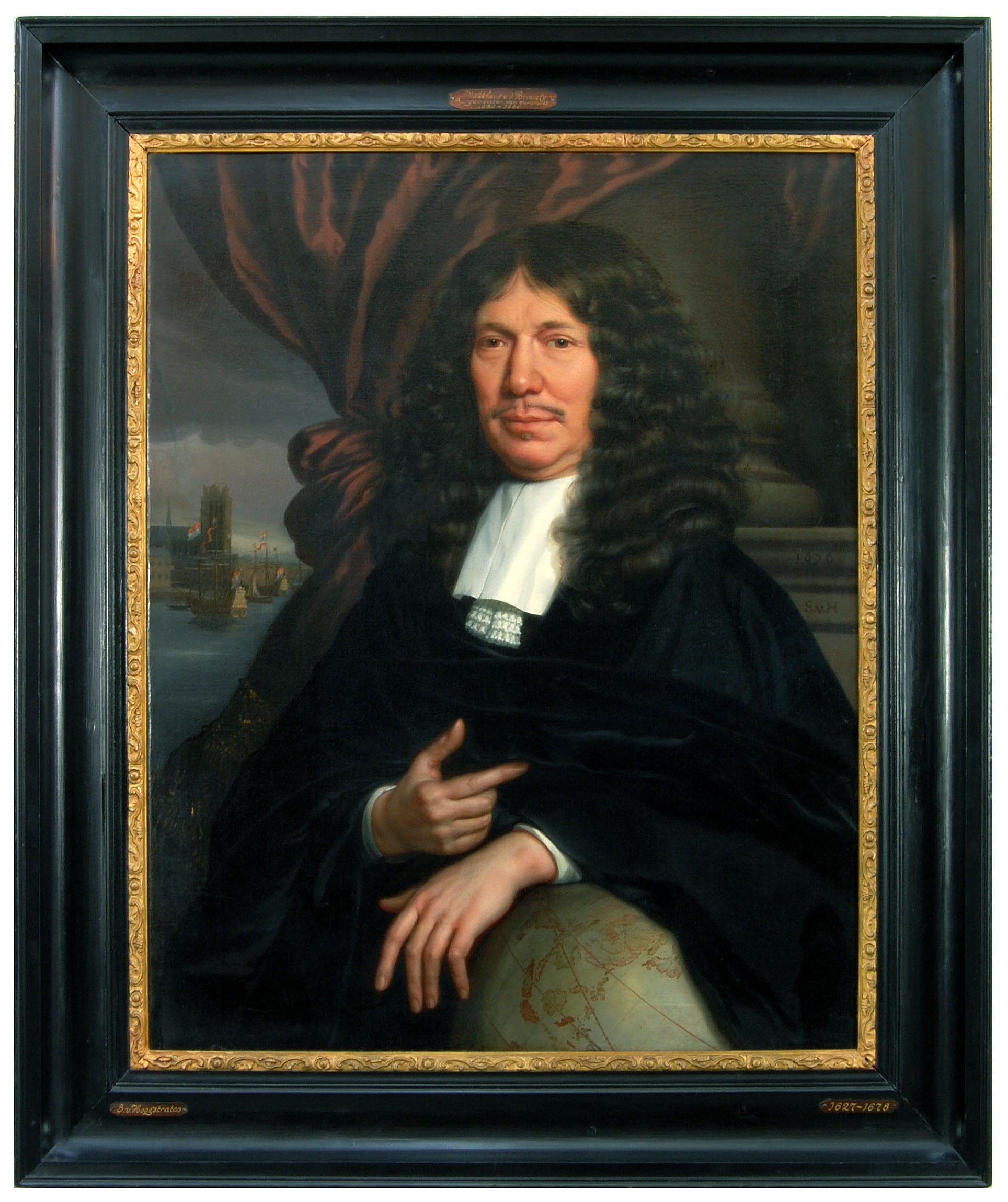 Portrait de Mattheus van den Broucke (1620-1685) - Samuel van Hoogstraten