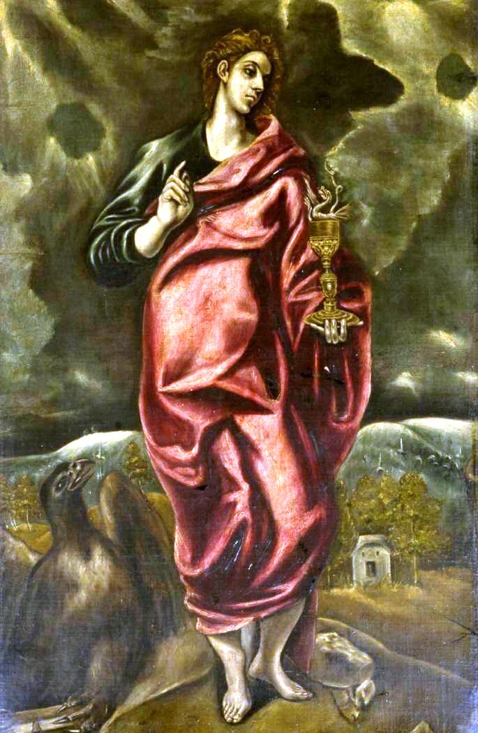 Saint Jean l'Évangéliste en pied - El Greco