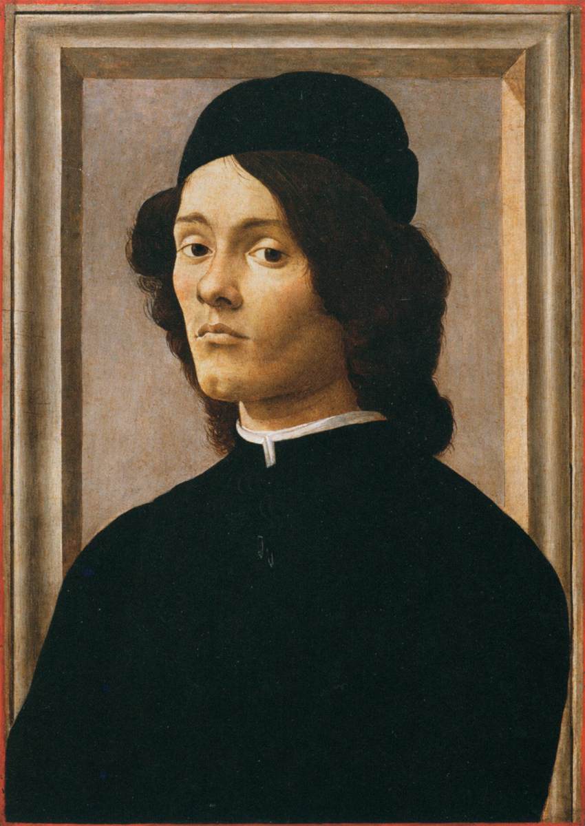 Portrét mladého muže - Sandro Botticelli
