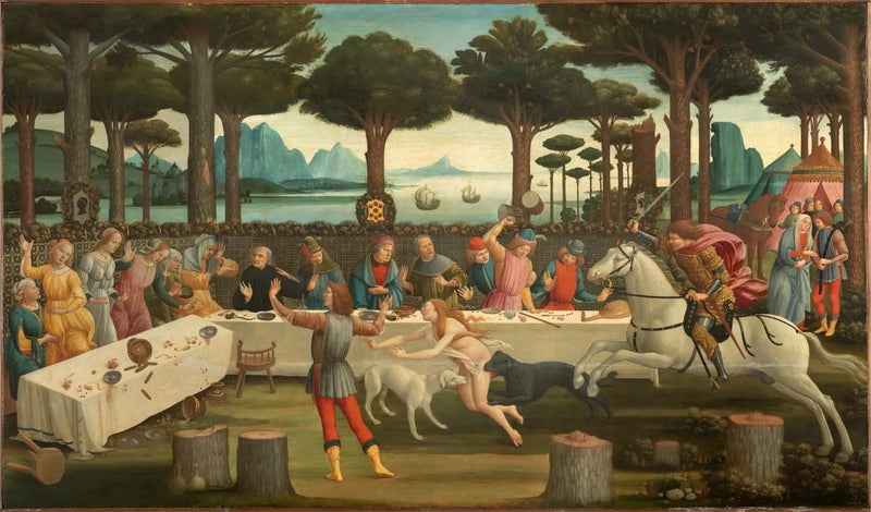 Příběh Nastagia degli Onesti - Sandro Botticelli