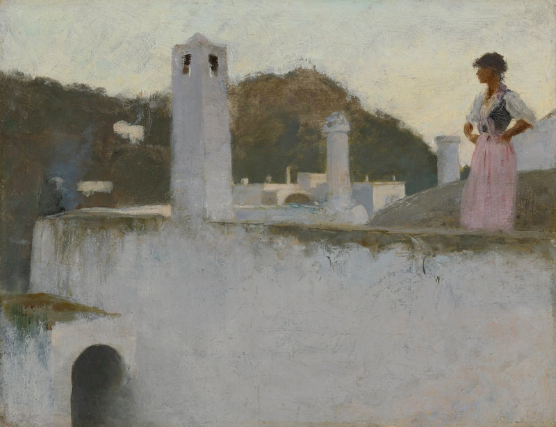 Pohled na Capri - John Singer Sargent