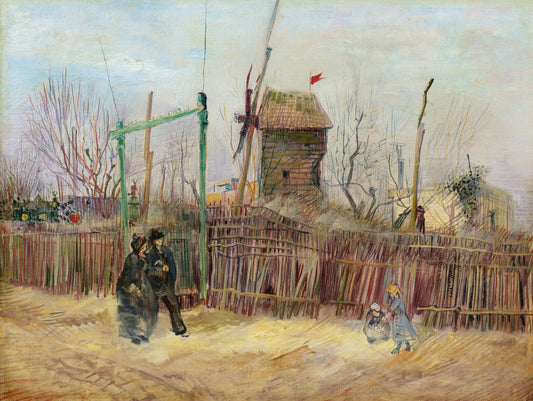🎡Pouliční scéna v Montmartru Vincent van Gogh (1887)