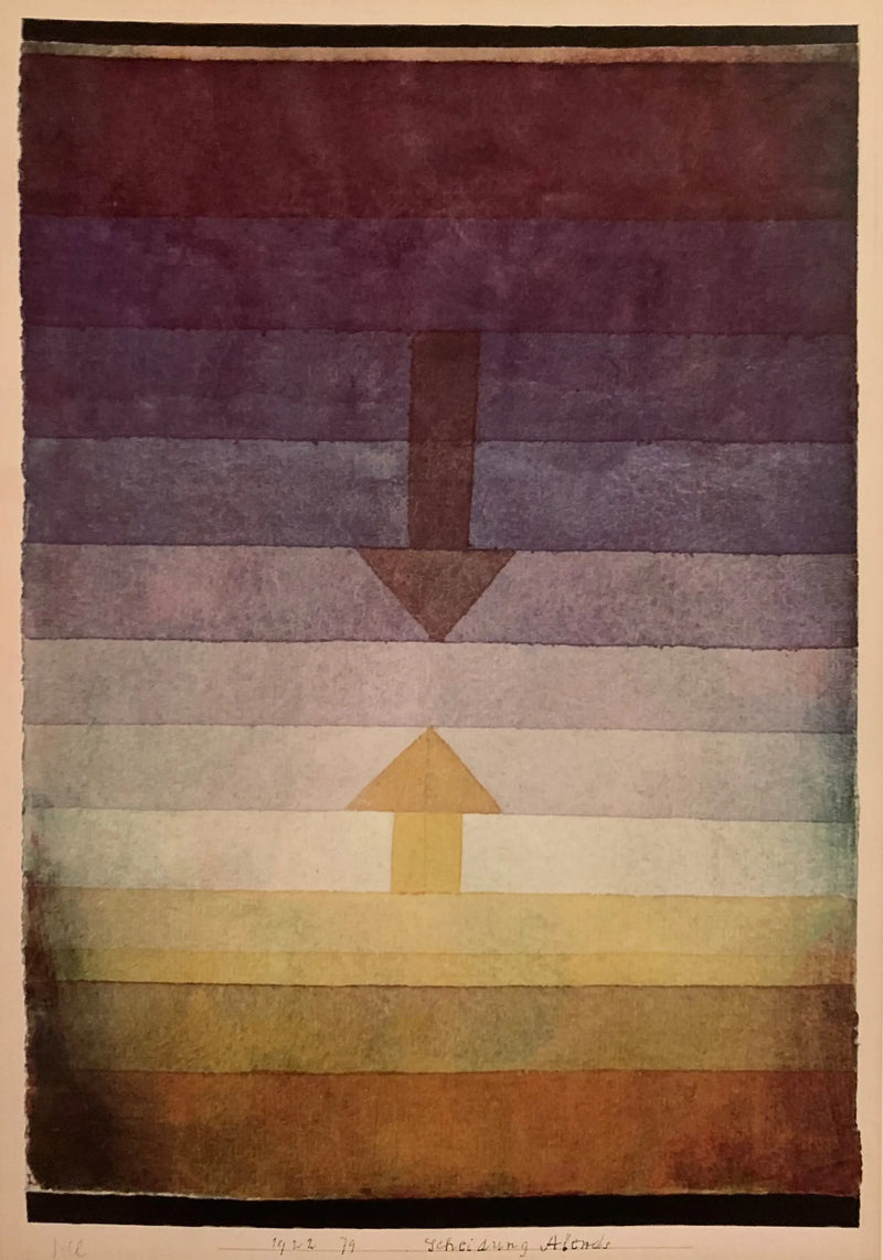 Oddělení, večer - Paul Klee