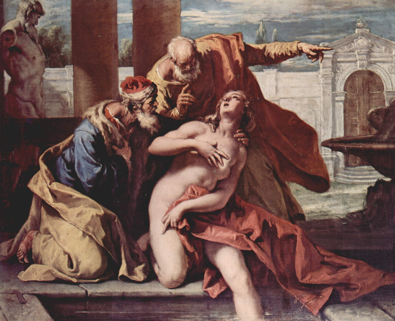 Suzanne a staříci - Sebastiano Ricci