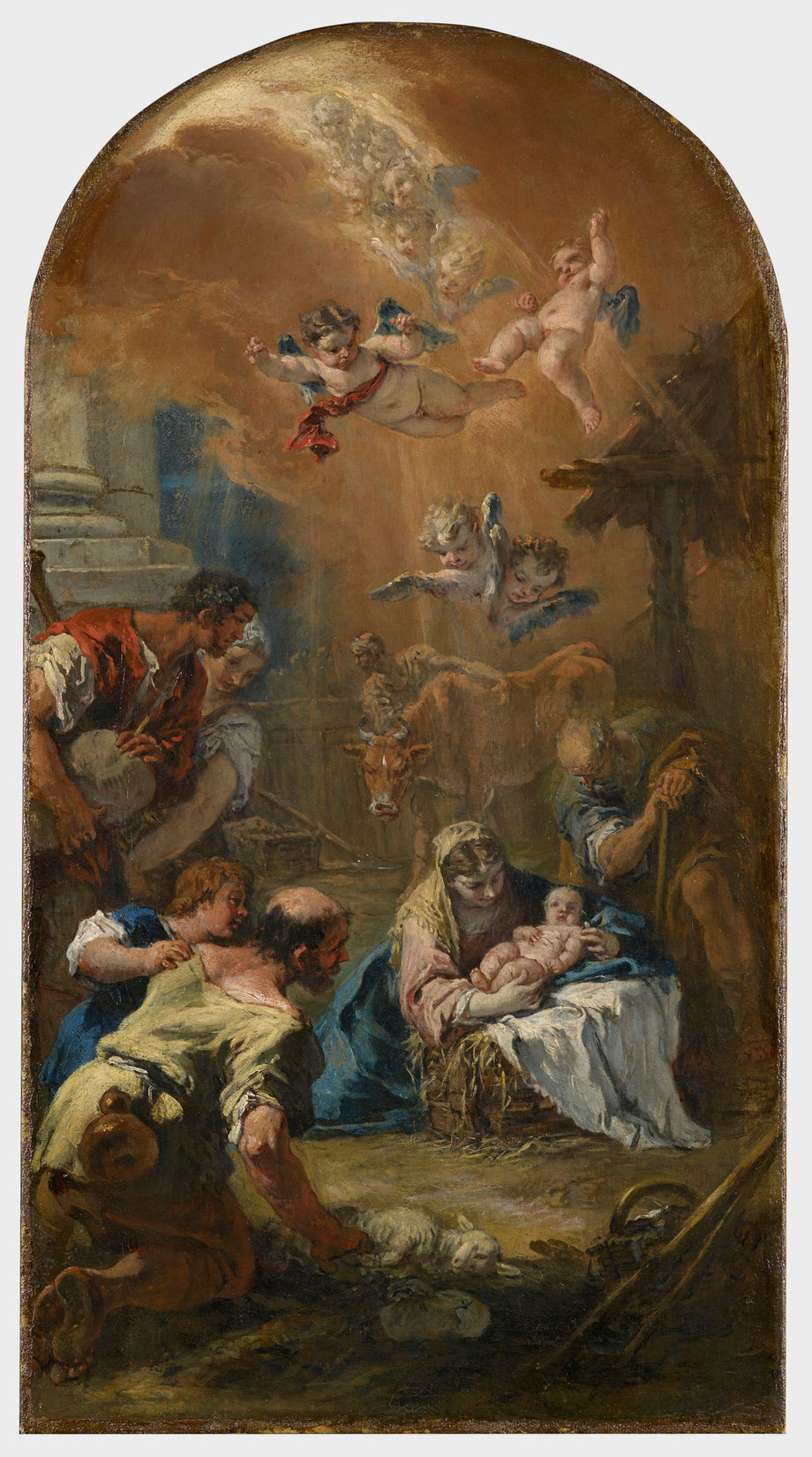 L'Adoration des bergers - Sebastiano Ricci