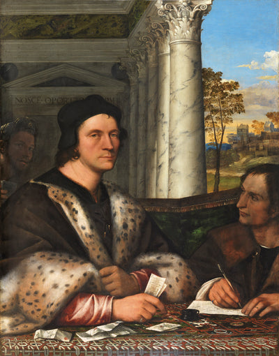 Portrait de Ferry Carondelet avec son Secrétaire - Sebastiano del Piombo - Alpha Reproduction