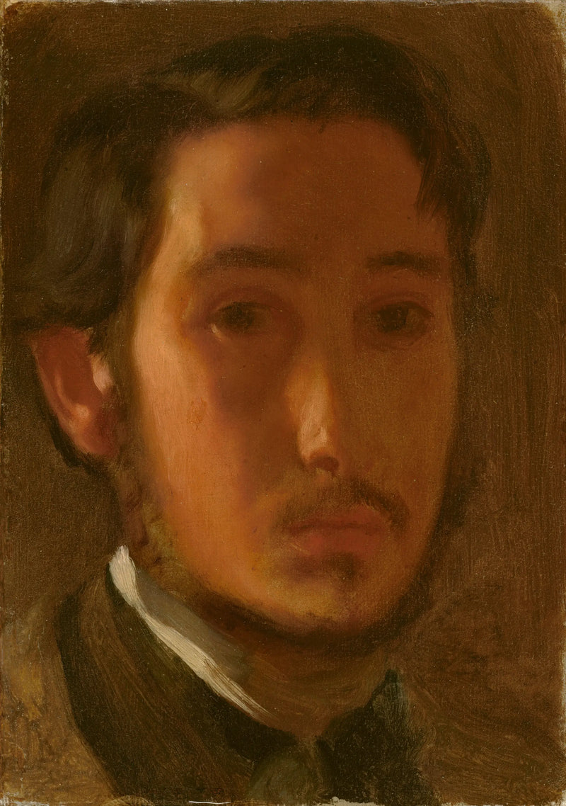 Autoportrét s bílým límcem - Edgar Degas
