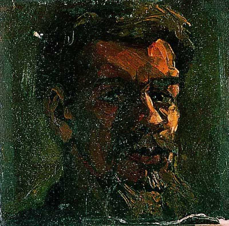 Autoportrait avec barbe - Theo van Doesburg