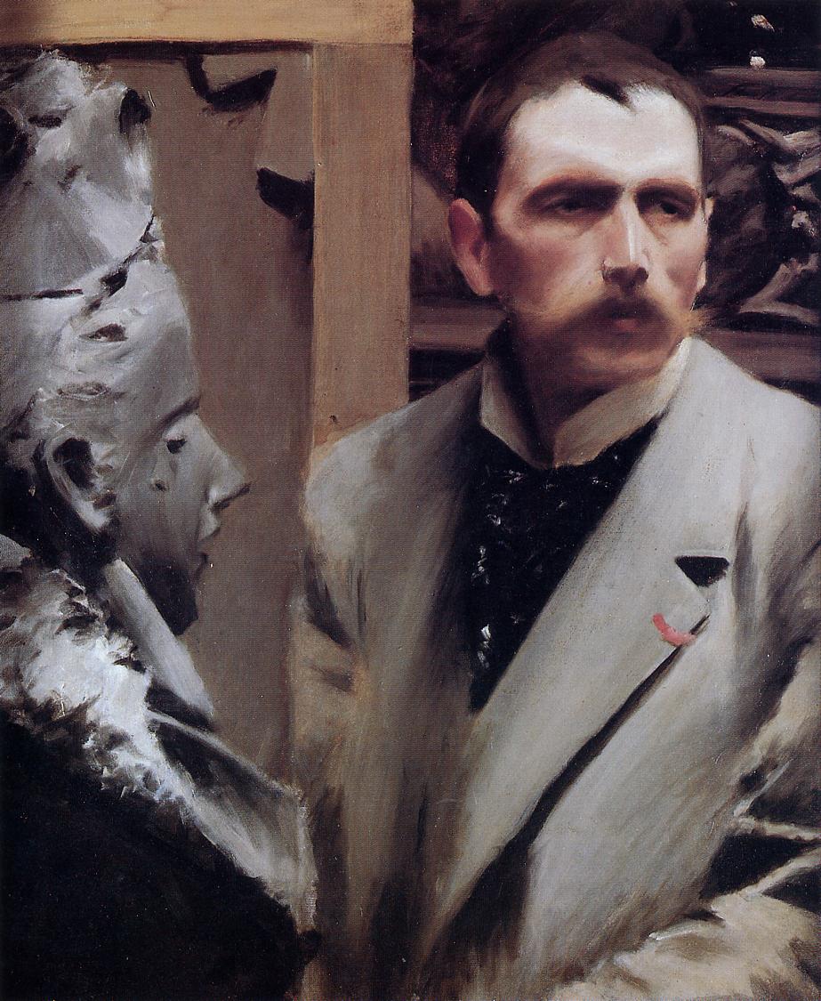 Autoportrait 1889 par Anders Zorn - Anders Zorn